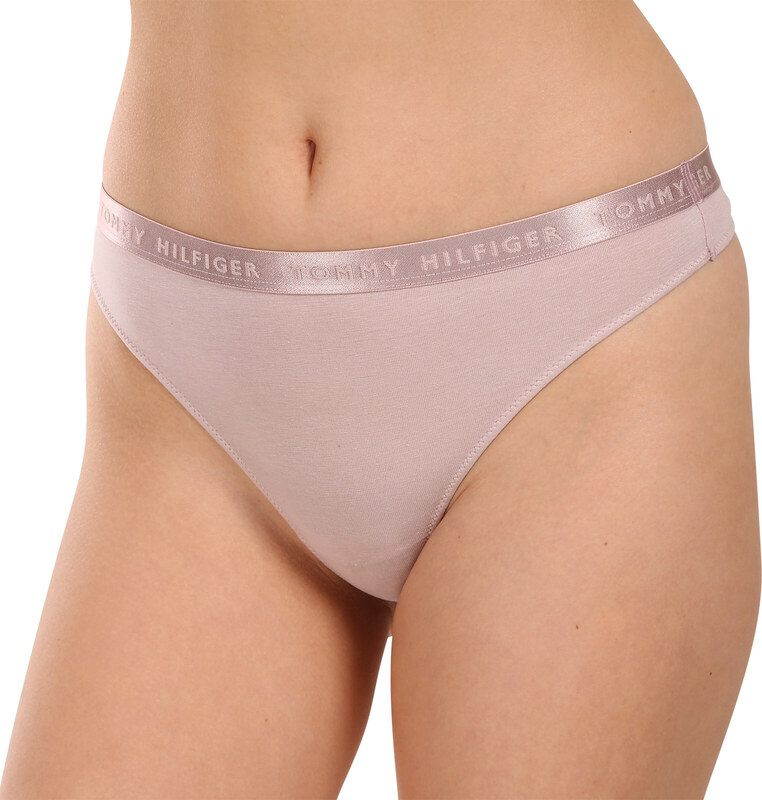 3PACK stringi damskie Tommy Hilfiger nadrozmiard wielokolorowe (UW0UW04480 05J)