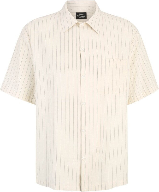 MADS NORGAARD COPENHAGEN Koszula kremowy / szary