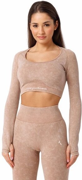 Longsleeve bezszwowy damski Yasmine Carpatree