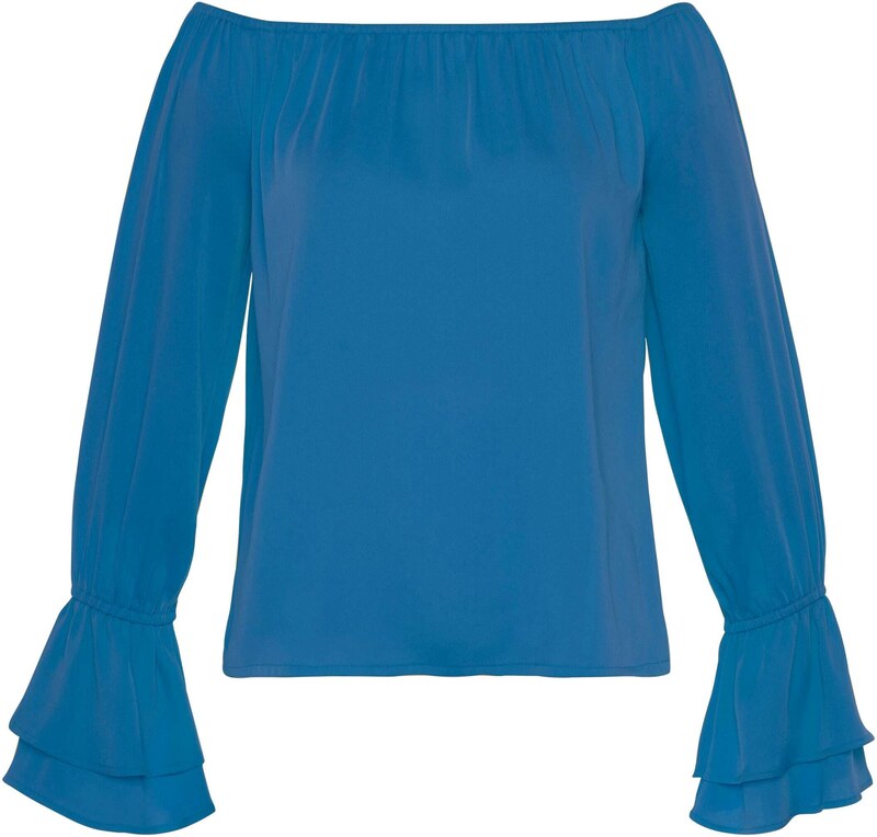 LASCANA Bluzka niebieski