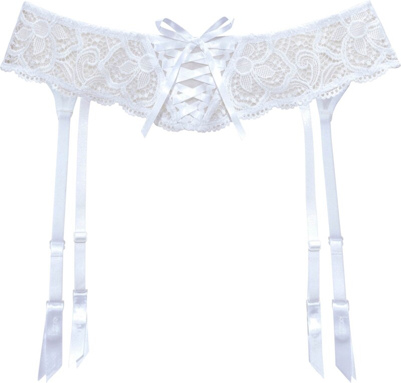 LASCANA Podwiązka biały