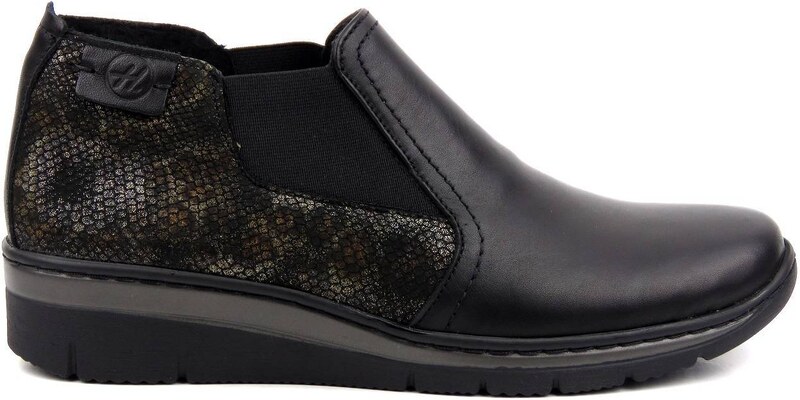 Lekkie, wygodne sztyblety damskie polskiej marki HELIOS Komfort 527, czarne