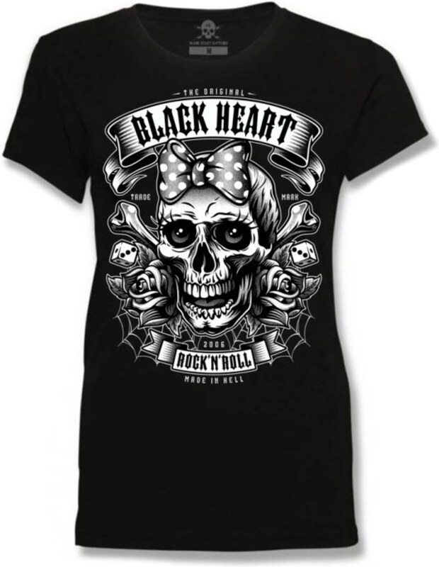 Koszulka street damskie - MISS MURDER - BLACK HEART - 12933