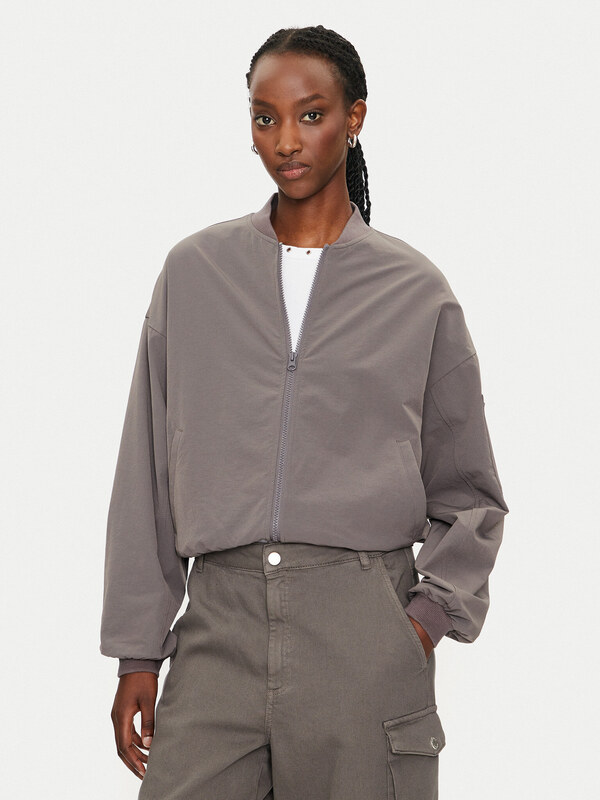 Noisy May Kurtka bomber Kirby 27028805 Szary Regular Fit
