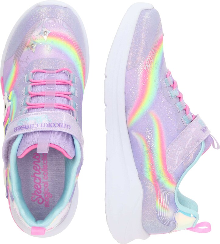 SKECHERS Trampki 'Unicorn Chaser' turkusowy / żółty / lawenda / jasnoróżowy