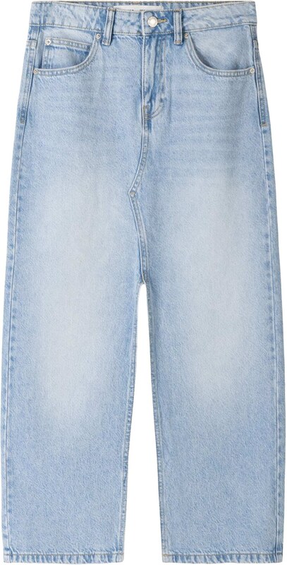 Bershka Spódnica niebieski denim