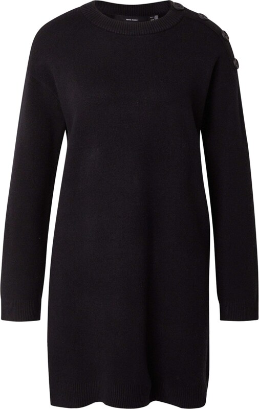 VERO MODA Sukienka z dzianiny 'VMSABA' czarny