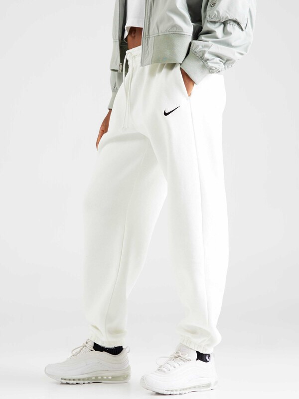 Nike Sportswear Spodnie 'Phoenix Fleece' kremowy