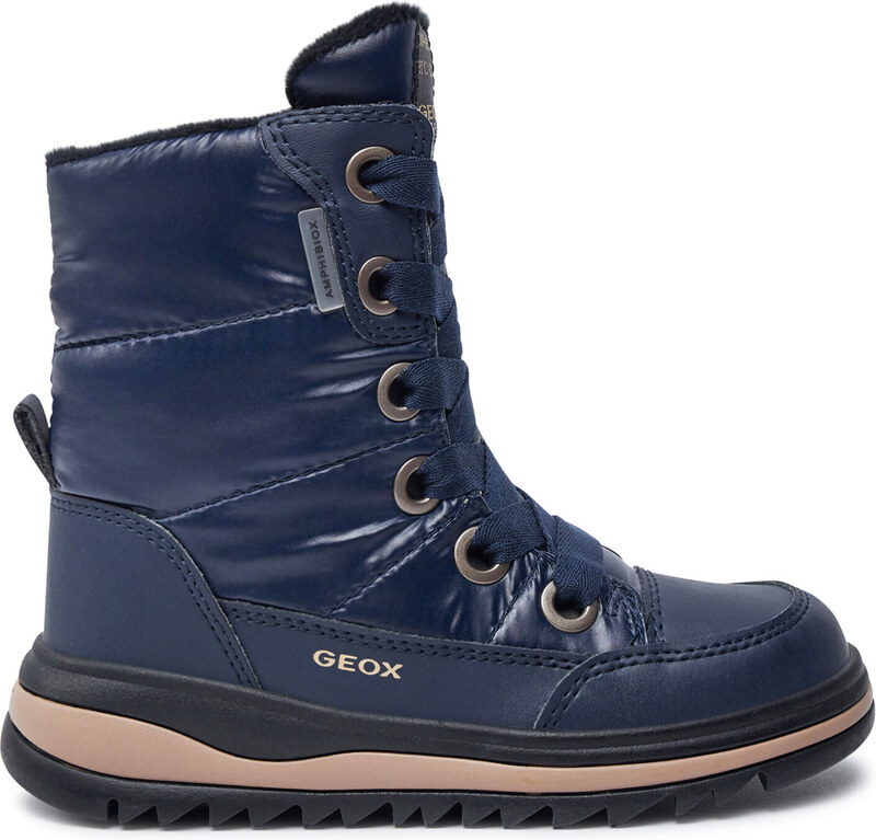 Geox Kozaki J Adelhide Girl B Ab J16EWA 0LVBC C4002 M Granatowy