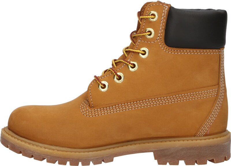TIMBERLAND Botki sznurowane złoty żółty / czarny