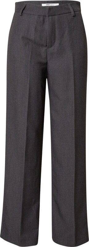 ONLY Spodnie w kant 'ONLHattie-Lana' ciemnoszary