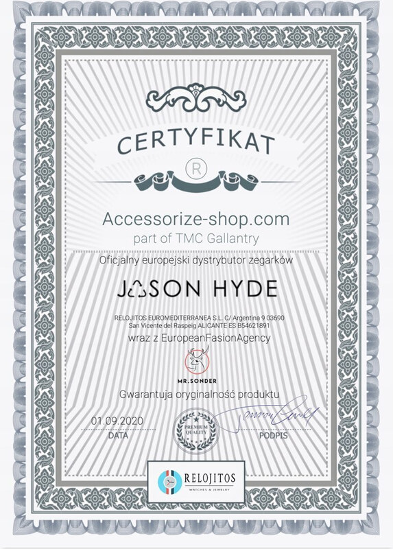 Zegarek JASON HYDE JH10015. Kwarcowy, Kolor zielony. Unisex.