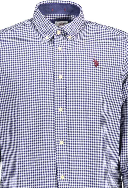 U.S. POLO MĘSKA KOSZULKA POLO Z DŁUGIM RĘKAWEM JASNONIEBIESKA