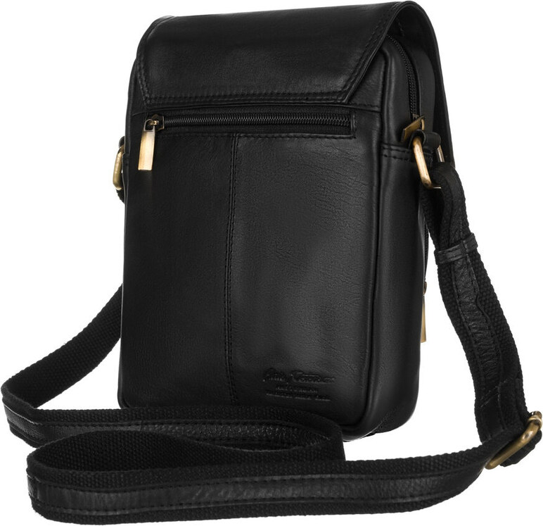 Saszetka męska z naturalnej skóry Peterson PTN 372-NDM