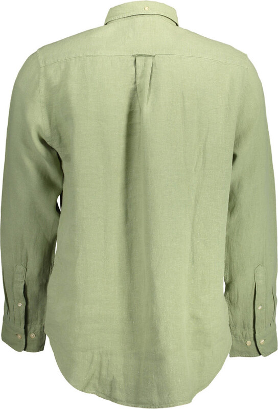 ZIELONA KOSZULA Z DŁUGIM RĘKAWEM GANT