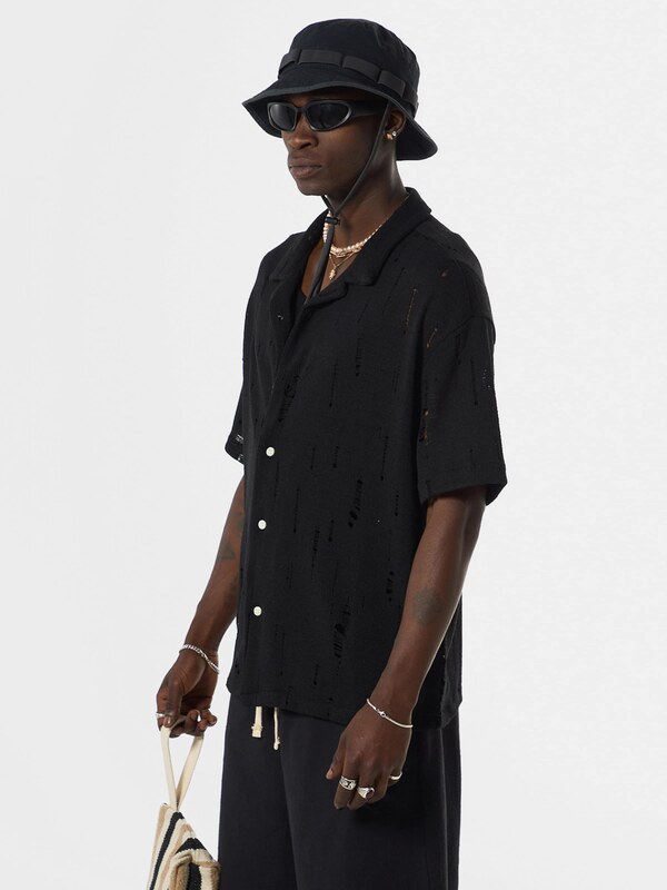 VAMOS CLO Koszula czarny