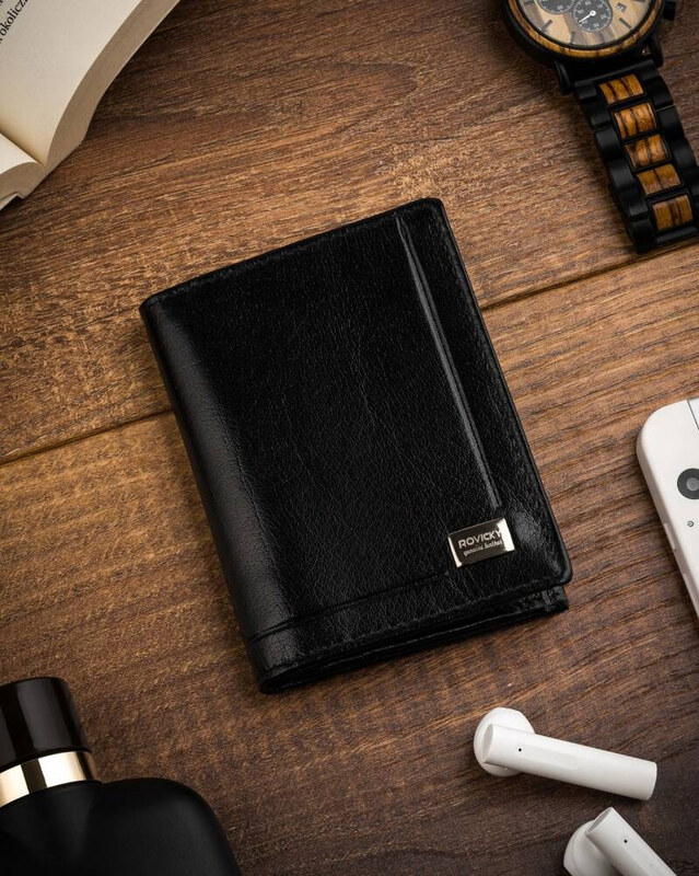 Pojemne skórzane Etui na karty i dokumenty Rovicky