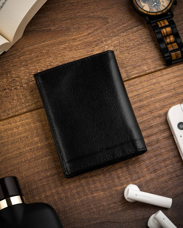 Pojemne skórzane Etui na karty i dokumenty Rovicky