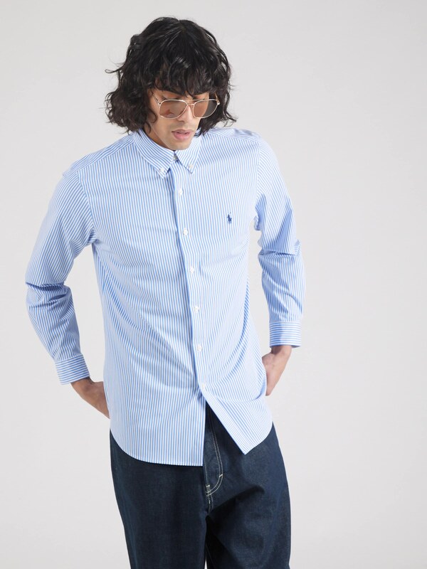 Polo Ralph Lauren Koszula biznesowa jasnoniebieski / biały