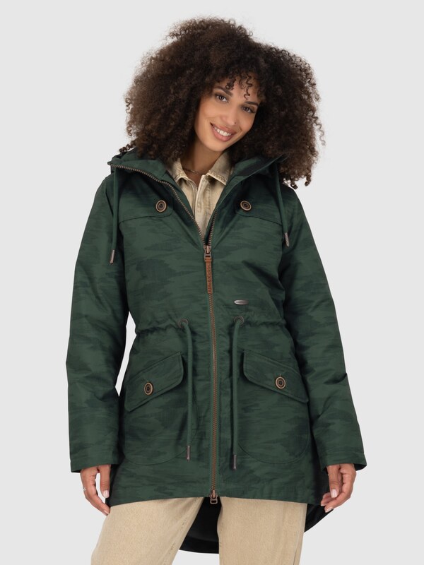 alife & kickin Parka zimowa 'Charlotte' atramentowy / nefryt