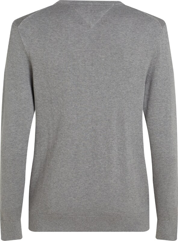 TOMMY HILFIGER Sweter 'ESSENTIAL' szary