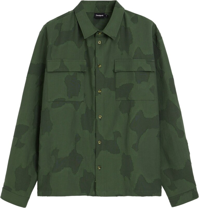 Desigual Koszula zielony / ciemnozielony