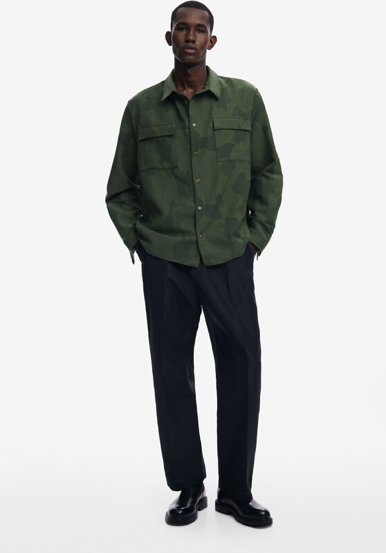 Desigual Koszula zielony / ciemnozielony