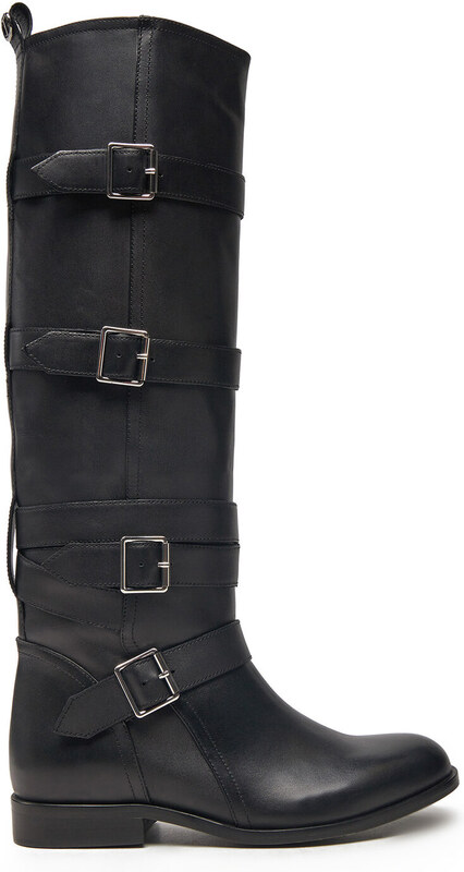 TWINSET Kozaki 242TGT124 Czarny