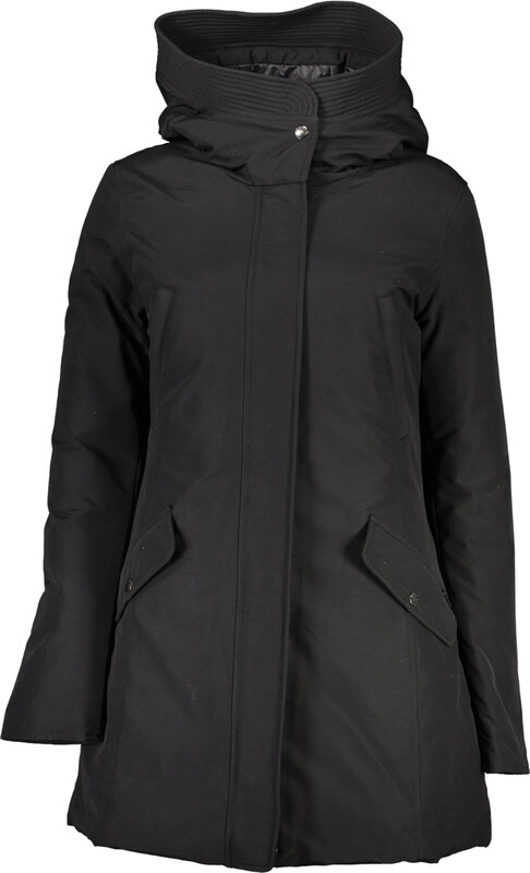 Woolrich CZARNA WEŁNIANA KURTKA DAMSKA
