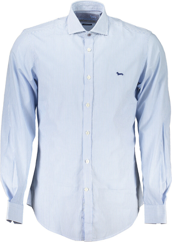 NIEBIESKA KOSZULA MĘSKA Z DŁUGIM RĘKAWEM HARMONT&BLAINE