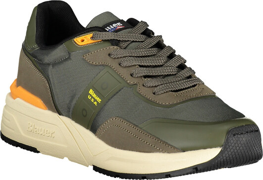 ZIELONE MĘSKIE BUTY SPORTOWE BLAUER
