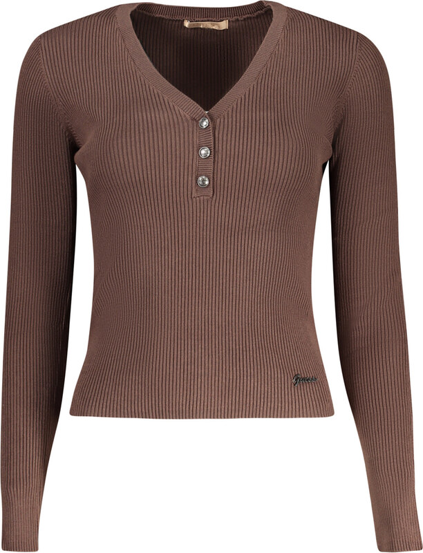 BRĄZOWY SWETER DAMSKI GUESS JEANS