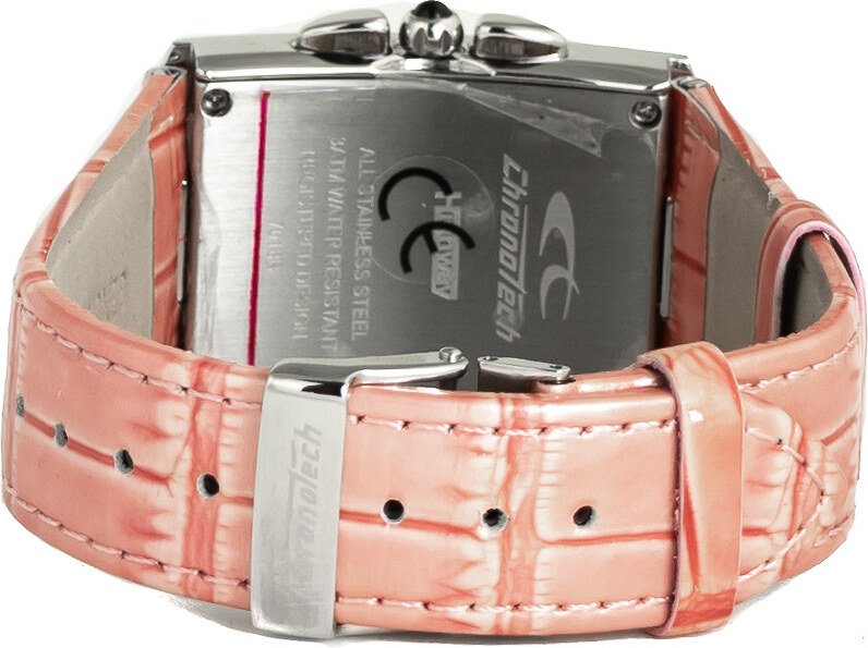 Zegarek CHRONOTECH CT7018B-02. Kwarcowy, Kolor różowy. Kobieta.