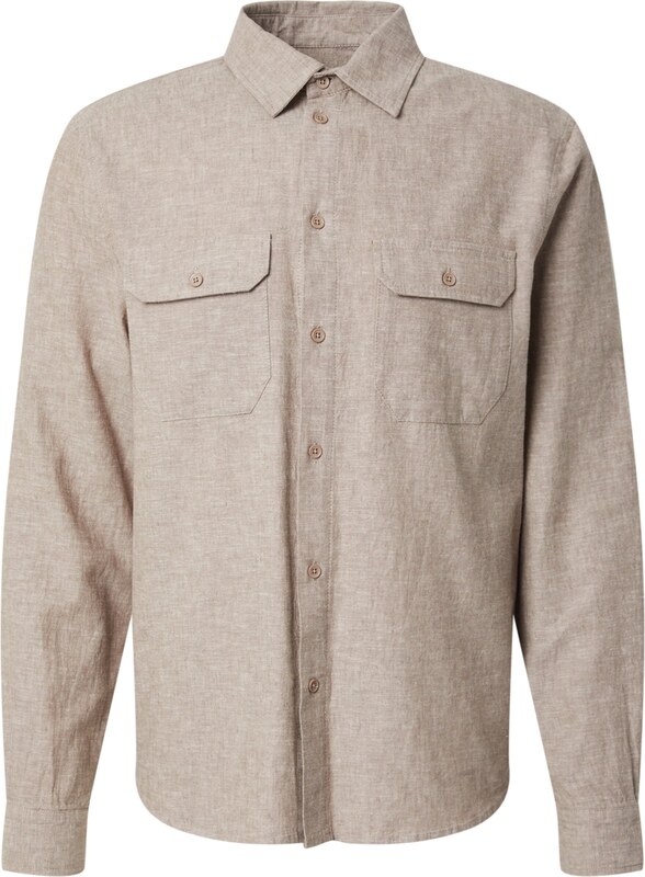 DAN FOX APPAREL Koszula 'Enrico' mokka