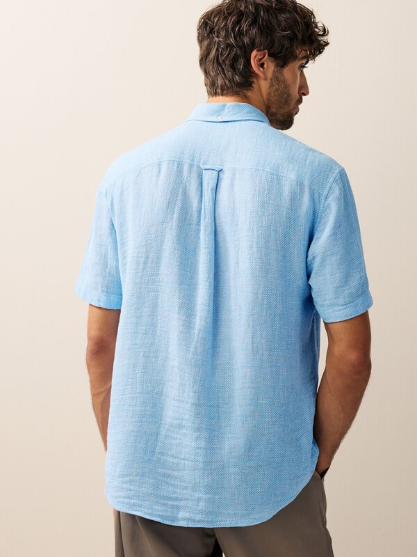 Next Koszula jasnoniebieski / biały