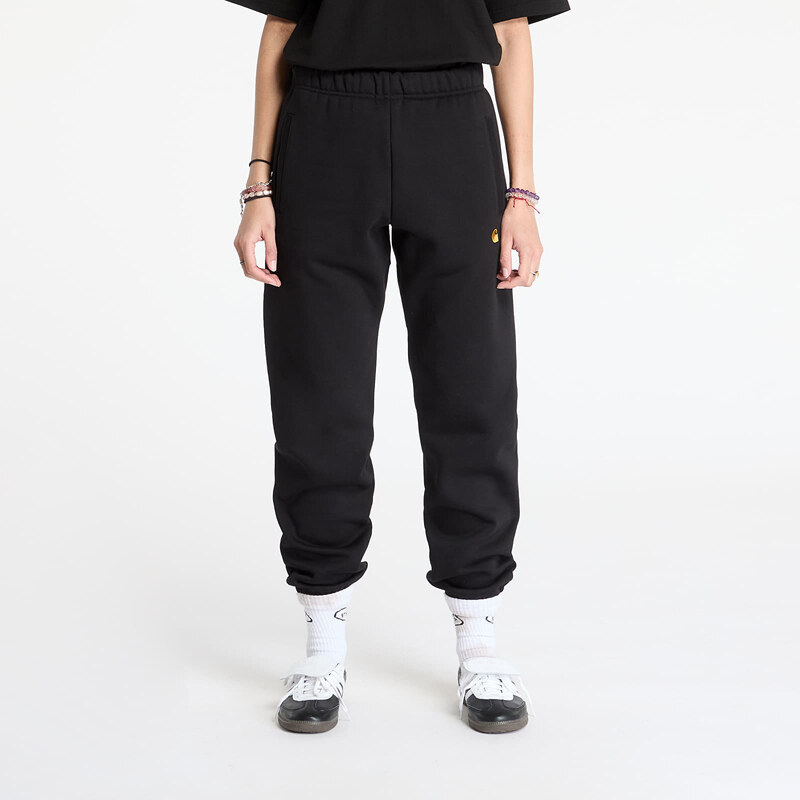 Spodnie dresowe Carhartt WIP Chase Sweat Pant Black/ Gold XS