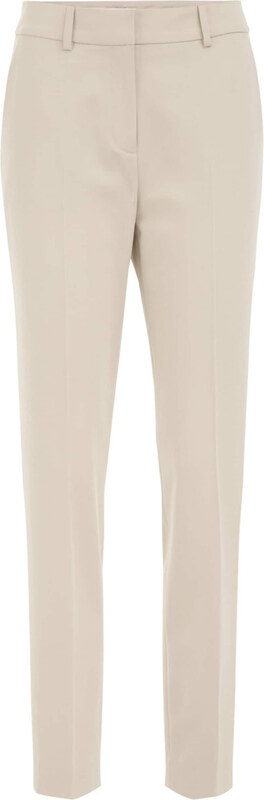 WE Fashion Spodnie w kant beżowy