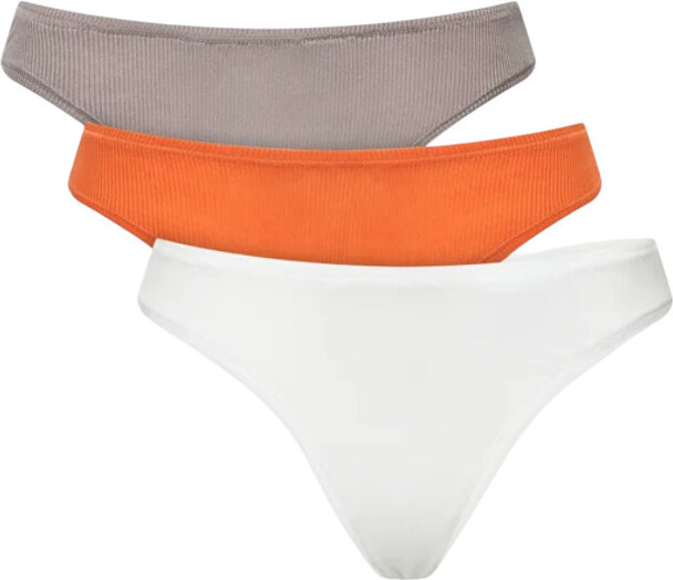 Calvin Klein 3PACK stringi damskie Cavin Kein wieokoorowe (QD5220E-NP3)