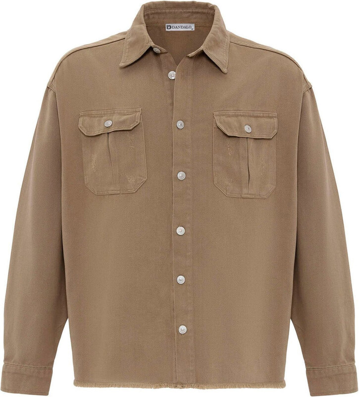 Dandalo Koszula nakrapiany brązowy