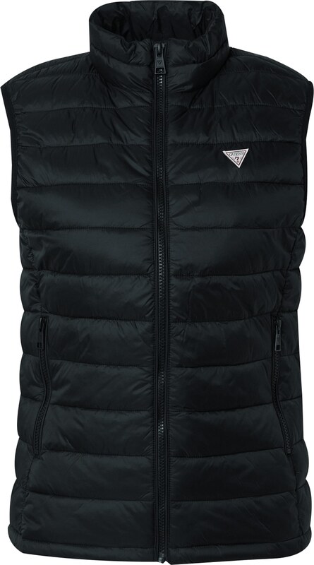 GUESS JEANS Kamizelka czarny