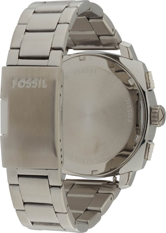 FOSSIL Zegarek analogowy 'Machine' czarny / srebrny