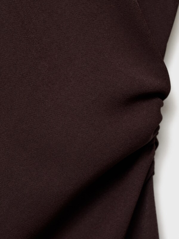 MANGO Sukienka 'Gala' ciemnobrązowy