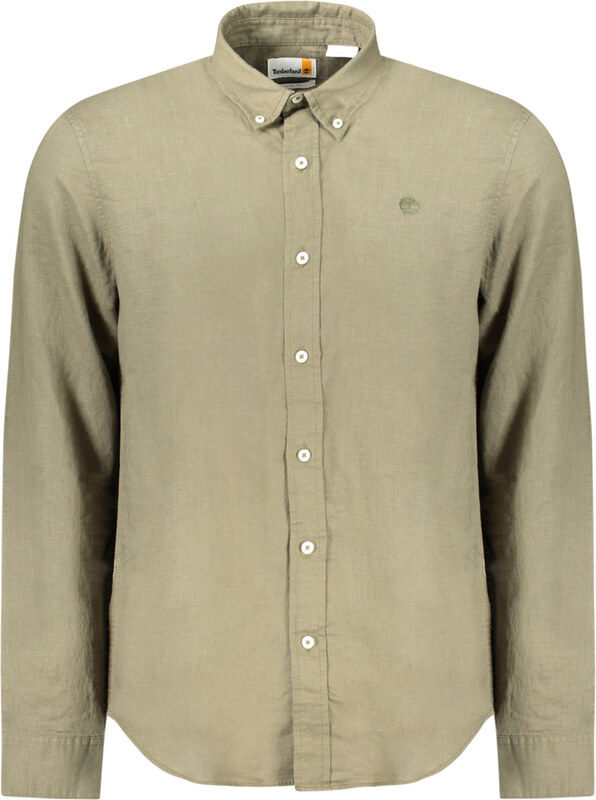 TIMBERLAND KOSZULKA Z DŁUGIM RĘKAWEM MĘSKA ZIELONA