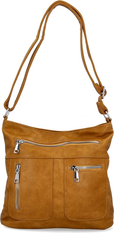 Uniwersalna Torebka Damska Listonoszka firmy Herisson 13K392 Jasno Ruda