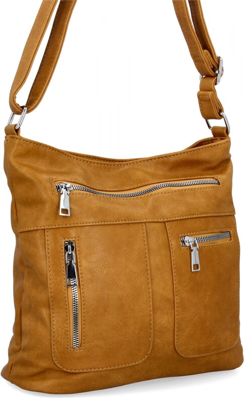 Uniwersalna Torebka Damska Listonoszka firmy Herisson 13K392 Jasno Ruda