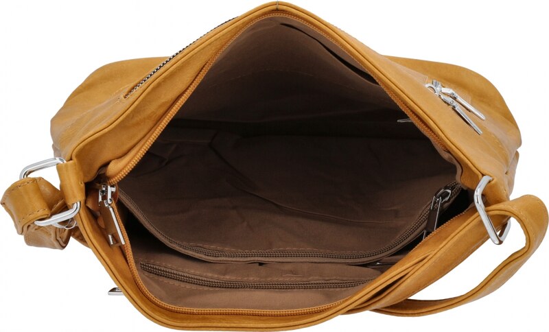 Uniwersalna Torebka Damska Listonoszka firmy Herisson 13K392 Jasno Ruda