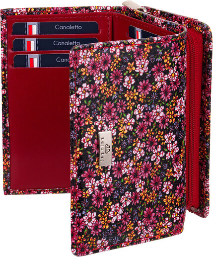 Portfel damski z suwakiem BajuBaj ze skóry naturalnej – styl i funkcjonalność PD1225Cs82 RFID