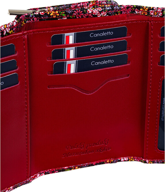 Portfel damski z suwakiem BajuBaj ze skóry naturalnej – styl i funkcjonalność PD1225Cs82 RFID