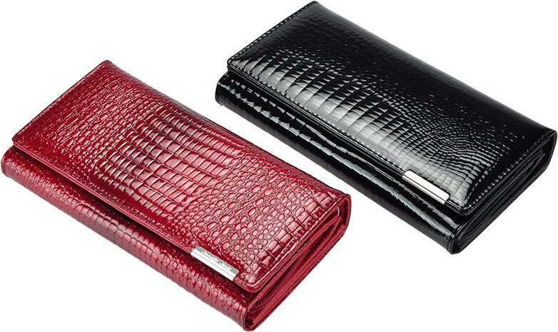 skóra naturalna Damski portfele Jennifer Jones 5288-14