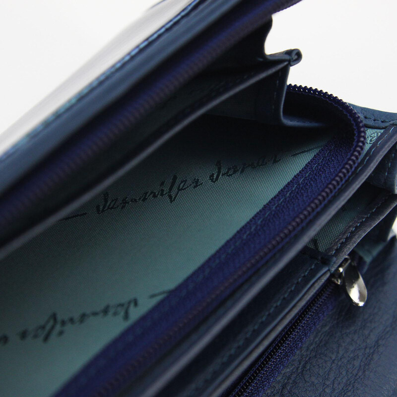 skóra naturalna Damski portfele Jennifer Jones 5288-14